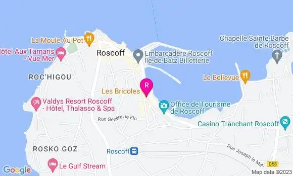 Localisation Restaurant  Les Bricoles