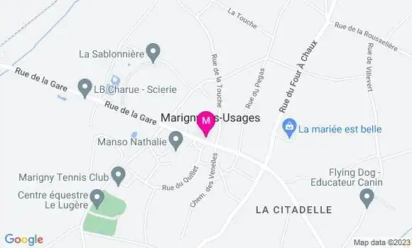 Localisation Restaurant  Chez Fifille au Marigny