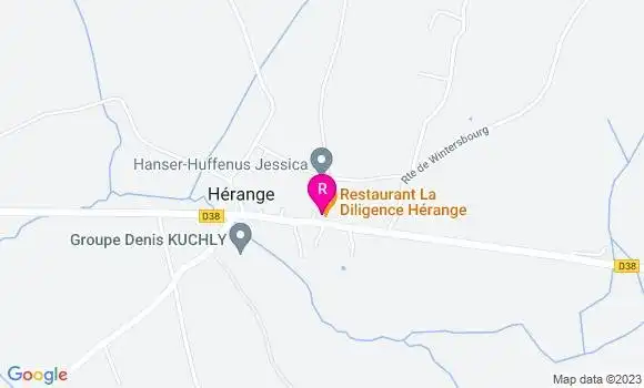 Localisation Restaurant  La Diligence