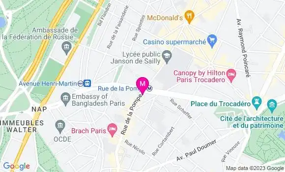 Localisation Restaurant  Le Petit l