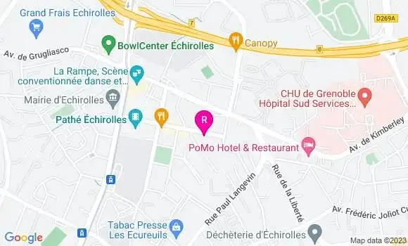 Localisation Restaurant  Le Convivial