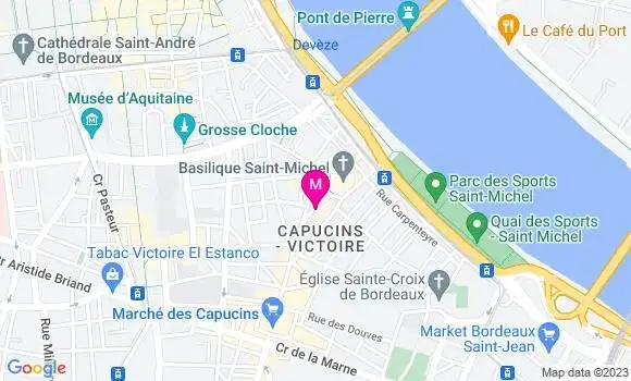Localisation Le Bistrot du Cachalot