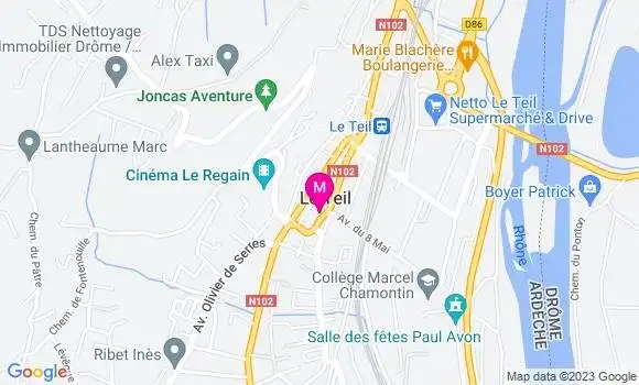 Localisation Restaurant  Le Qg