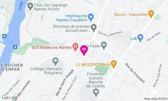 Localisation Restaurant  La Cour du Coin