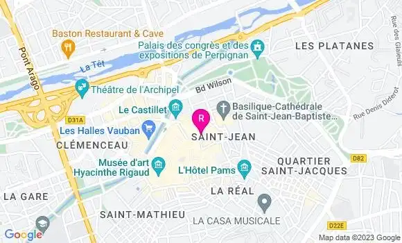 Localisation Restaurant  L