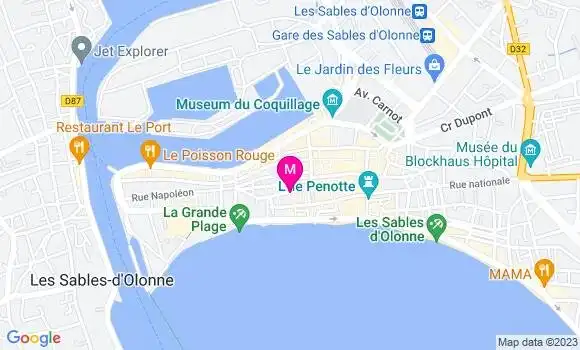 Localisation Restaurant  L