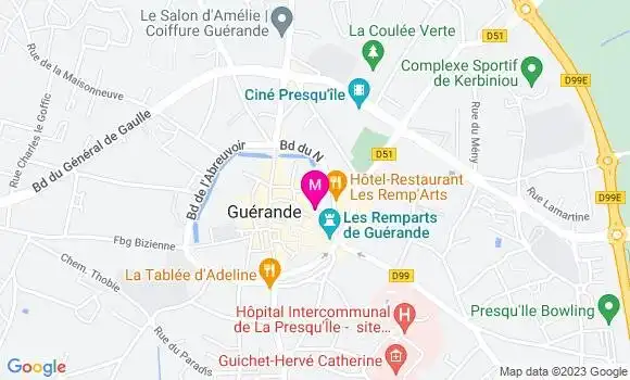 Localisation Restaurant  Café Bianca
