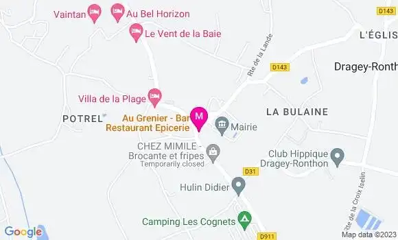 Localisation Restaurant  Au Grenier