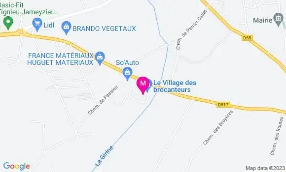 Localisation Restaurant  Le B