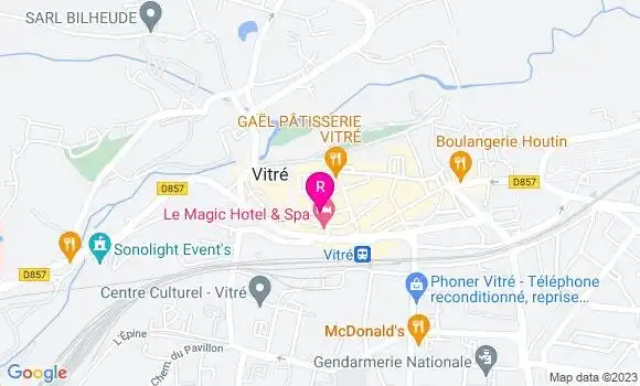 Localisation Restaurant  La Fabrique d