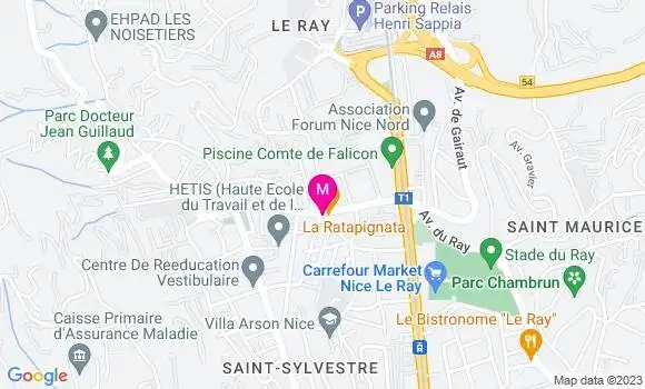 Localisation Restaurant Grill La Paiotte