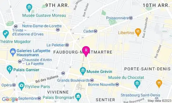 Localisation Restaurant  Délicieux Montmartre