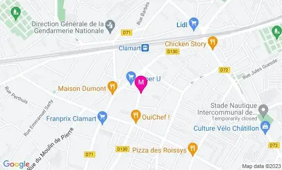 Localisation Restaurant  Le Café du Marché