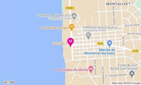 Localisation Restaurant  L
