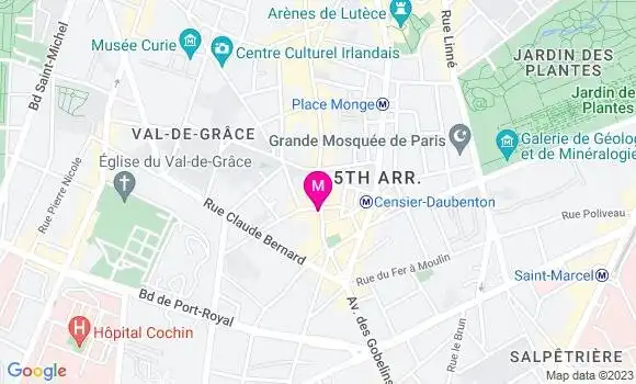 Localisation Restaurant  Le Mouffetard