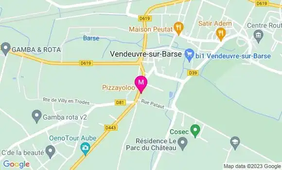 Localisation Pizzeria Pizza