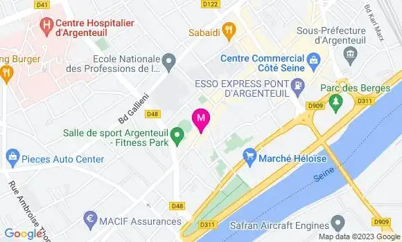 Localisation Restaurant  Ici C
