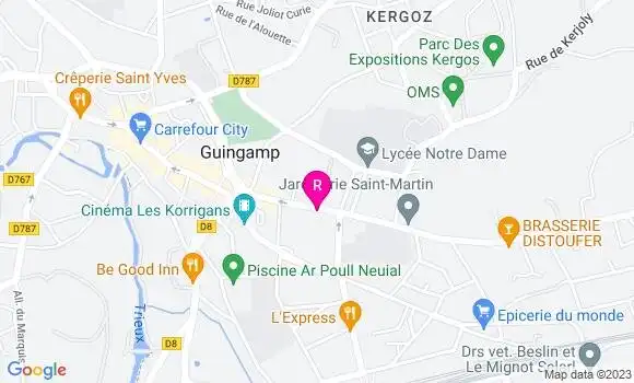 Localisation Restaurant  Le Jardin Gourmand