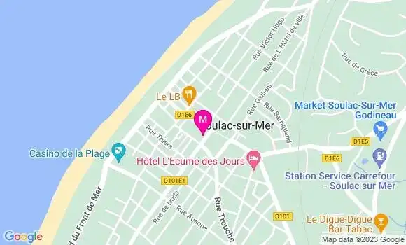 Localisation Restaurant  La Villa
