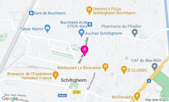 Localisation Restaurant  Au Cygne