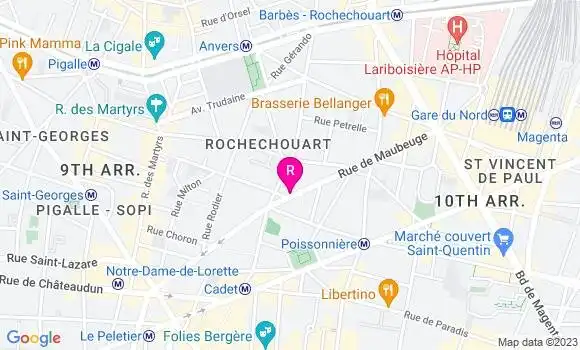 Localisation Restaurant Bar La Miotte