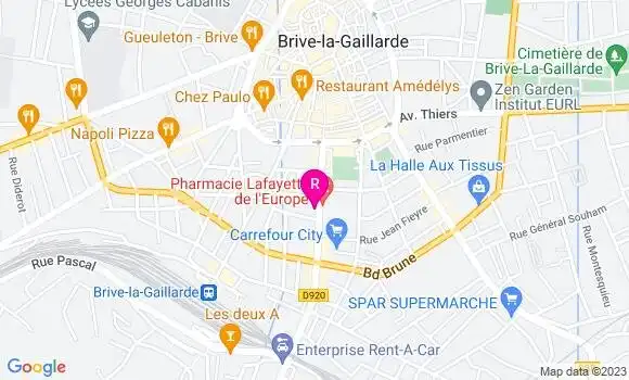Localisation Restaurant  L