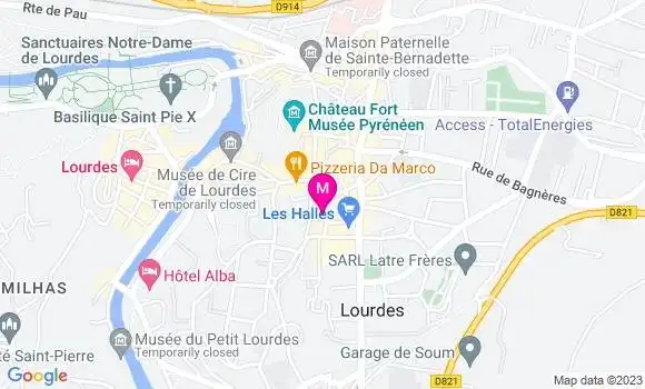 Localisation Café La Pie Colette