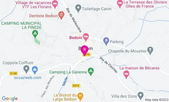 Localisation Restaurant  Le Rosemond