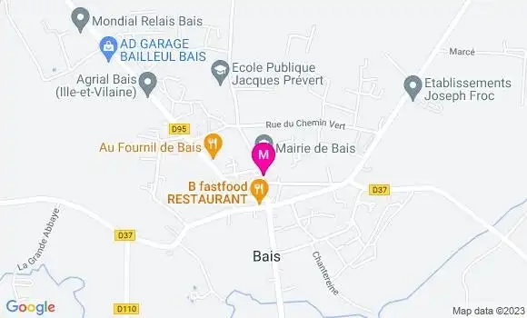 Localisation Restaurant  Le Triolet
