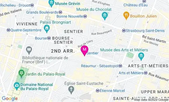 Localisation Brasserie Les Petits Carreaux