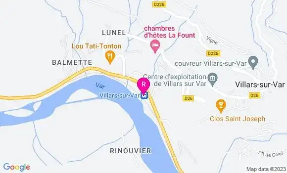 Localisation Restaurant  L