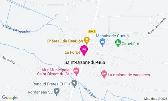 Localisation Restaurant  La Forge