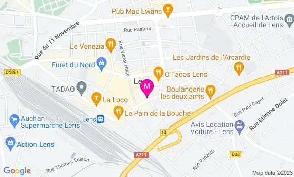 Localisation Restaurant  Le 20