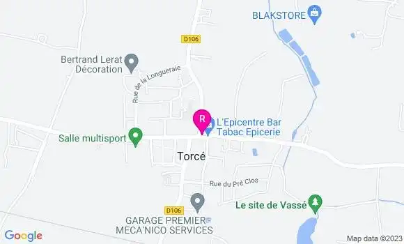 Localisation Restaurant  O Nouvel R