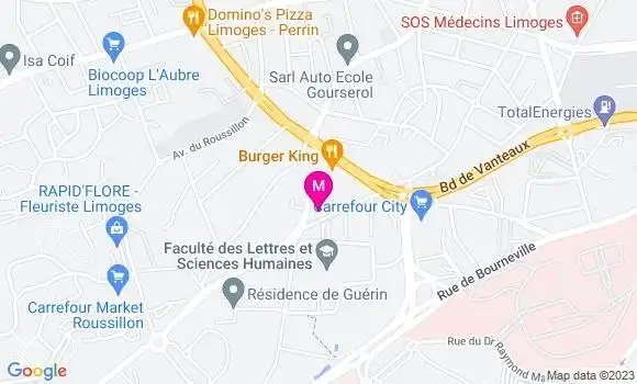 Localisation Restaurant  Franky la Bonne Pâte