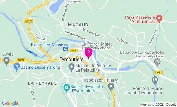 Localisation Restaurant  Le Potron Minet