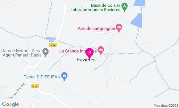Localisation Restaurant  La Maison du Lac