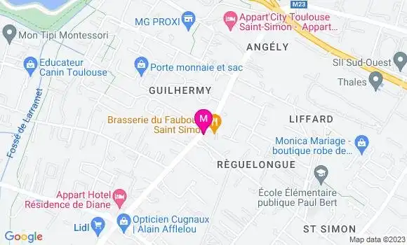Localisation Restaurant  Les Charmilles