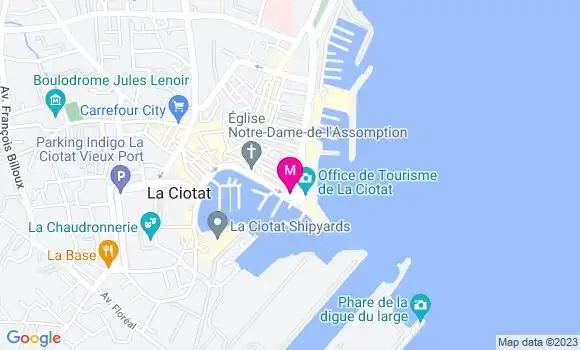 Localisation Restaurant  La Barque