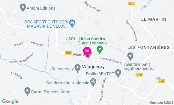 Localisation Restaurant  Les Platanes