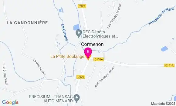 Localisation Restaurant  Au Coin du Feu