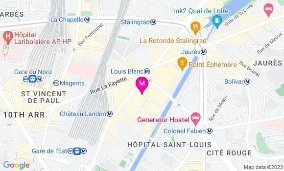 Localisation Restaurant  Chez Malou