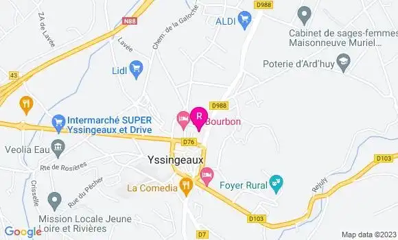 Localisation Restaurant  Chez Elles