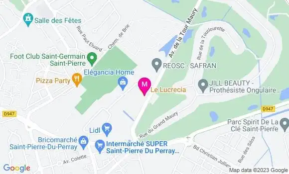Localisation Restaurant  Le Lucrecia