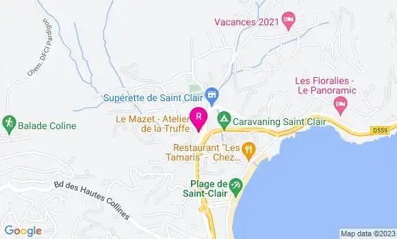 Localisation Restaurant  Michel