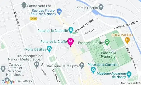 Localisation Restaurant  Le Vestiaire