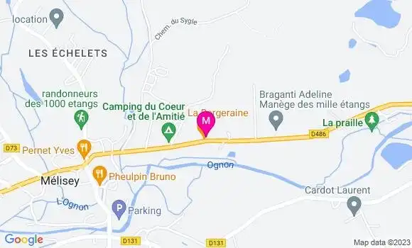 Localisation Restaurant  La Bergeraine