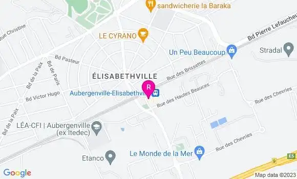 Localisation Restaurant Bar Le Week End
