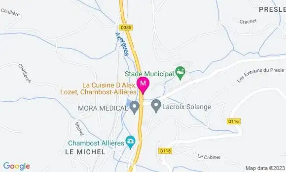 Localisation Restaurant  La Cuisine d