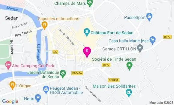 Localisation Restaurant  La Ronde des Sens